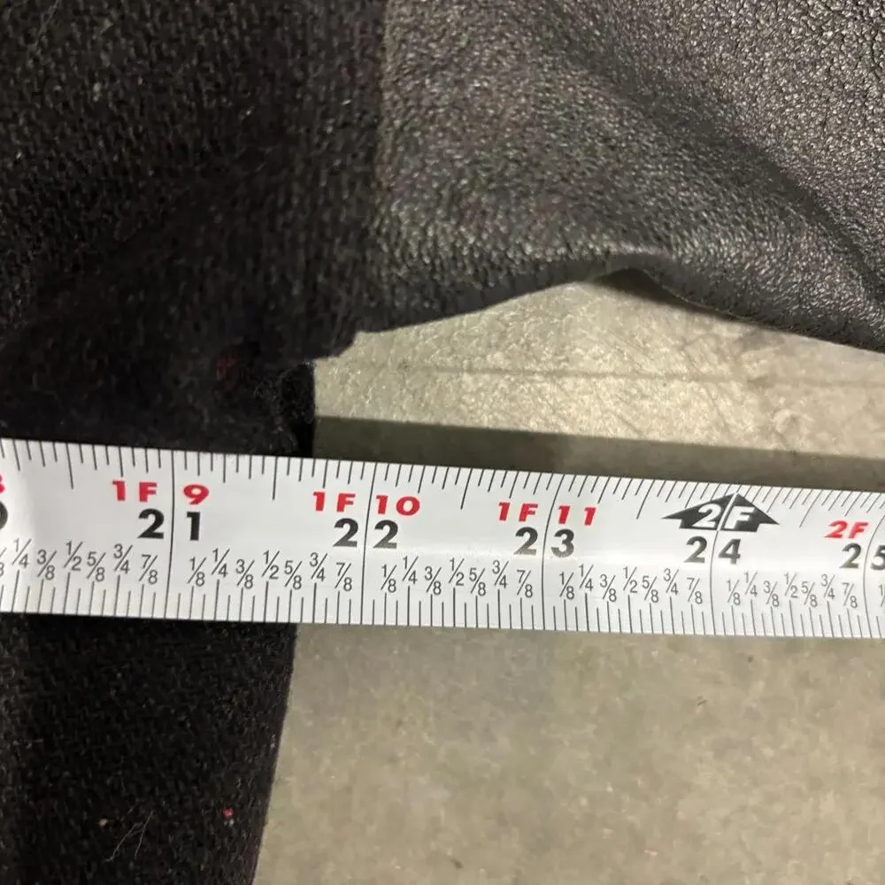 Vintage Harley-Davidson Leather Sleeve Varsity Jacket - Picture 4 of 5